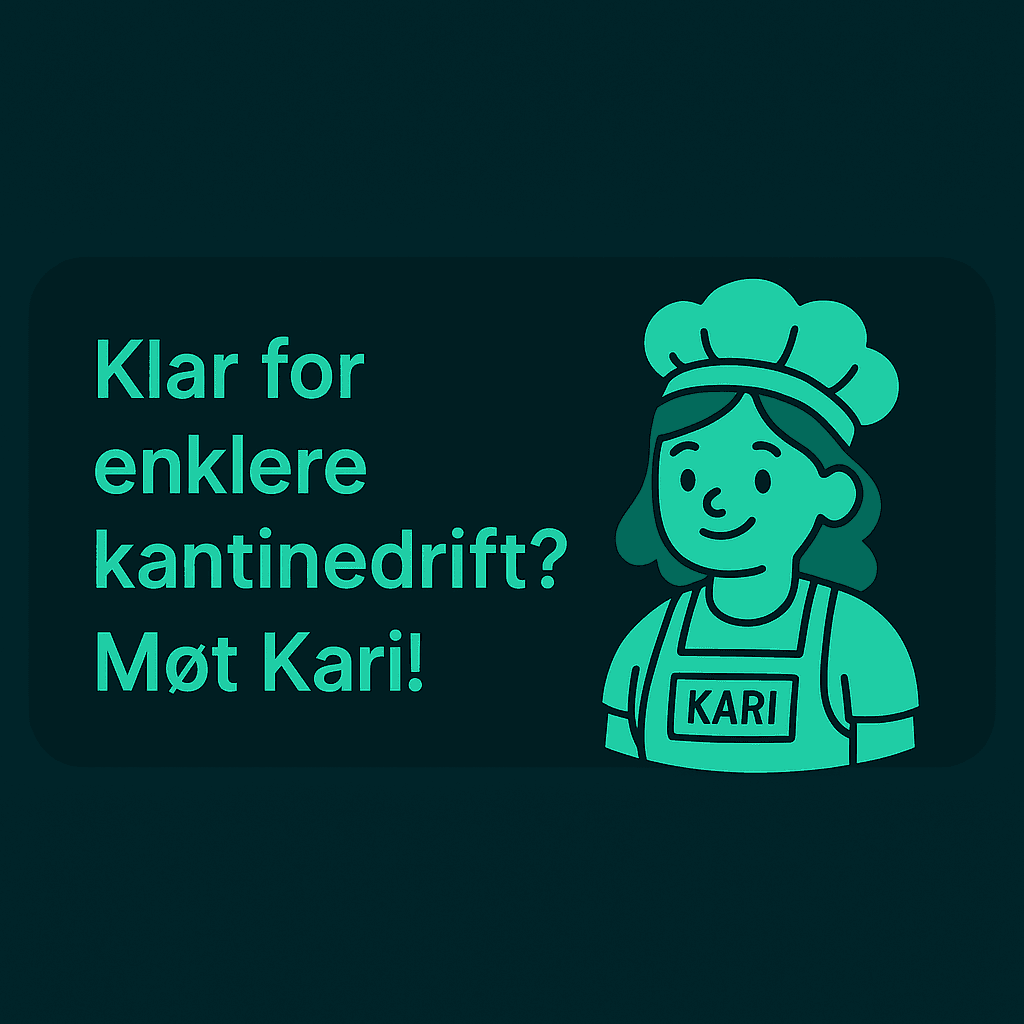 Møt Kantine Kari – Kantinens nye kollega